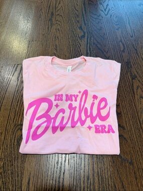 Pink "In My Barbie Era" Graphic Bella & Canvas Tee